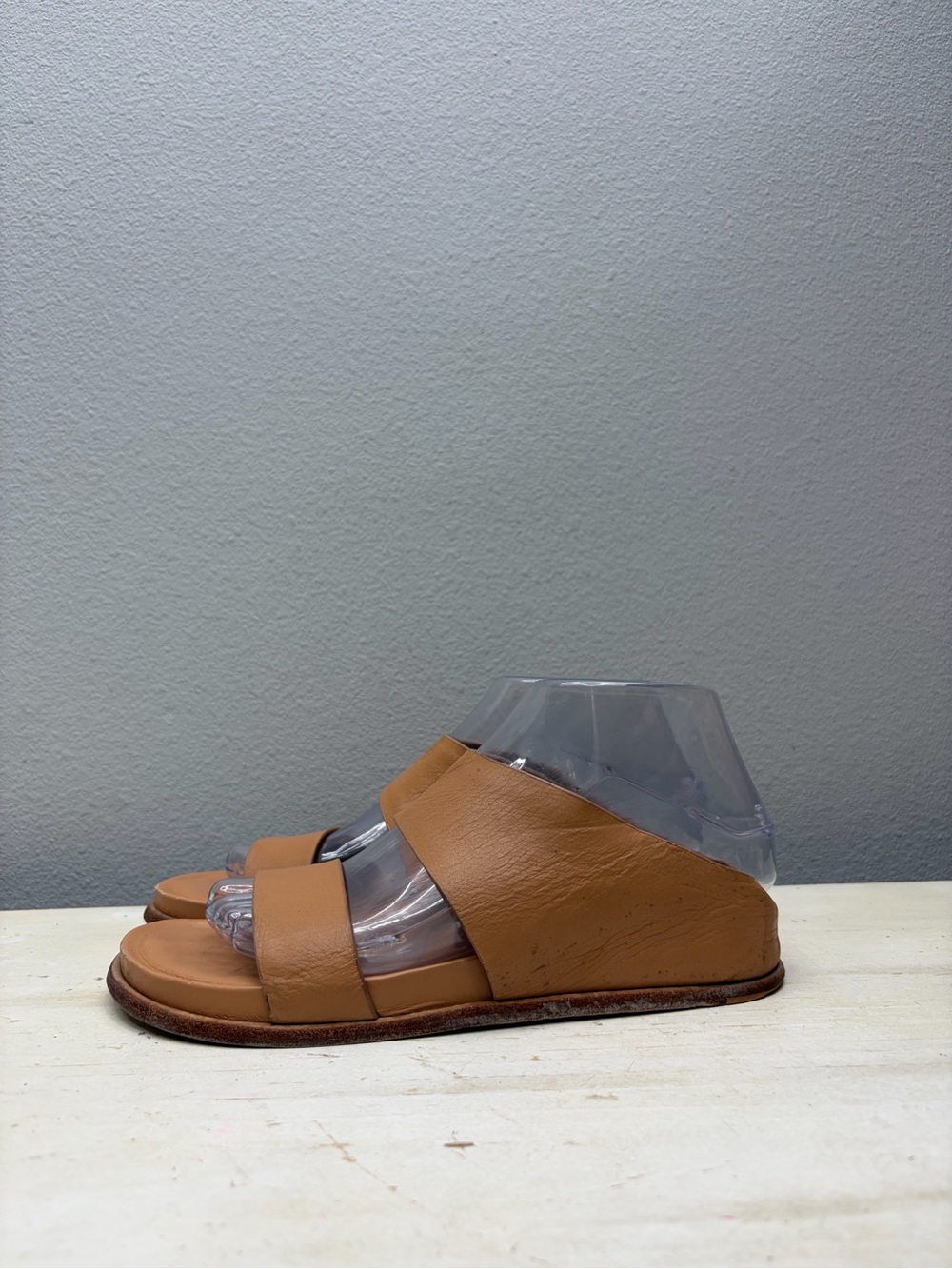 Wal & Pai Brown Leather Formosa Sandals Size 37